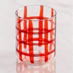Grid Tumbler Glass