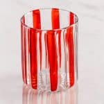 Vertical Stripes Tumbler Glass