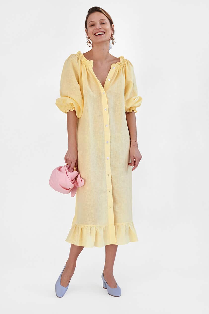 Loungewear Dress | Lemon - Collide