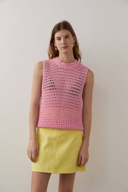 Wallace Vest | Pink