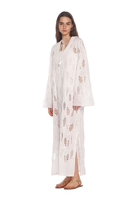 White Lila Kaftan